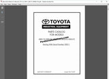 BT & Toyota Forklift Spare Parts and Service Manuals PDF