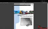 Wiring diagram for Volvo trucks on a digital device screen