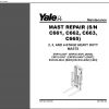 Yale Forklift Class 1 Electric Motor Rider Trucks [06.2019] Service Manuals PDF