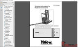 Yale Forklift Class 2 Electric Motor Narrow Aisle Trucks 2019 Service Manuals PDF