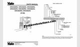 Yale Forklift Trucks Complete Set Parts book PDF