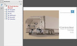 Screen capture of a truck service manual with ZF logo on a computer screen